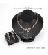 SET467 - Gemstone Floral Jewellery Set